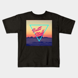 80's Style Retro - Butt Stuff Kids T-Shirt